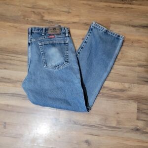 VINTAGE Mens Wrangler Relaxed Jeans Size 36X30